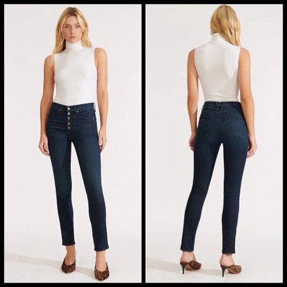💕VERONICA BEARD💕 Kate High Rise Skinny Jeans NWT - Picture 1 of 16